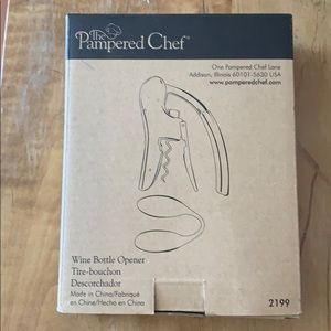 Pampered chef wine bottle opener